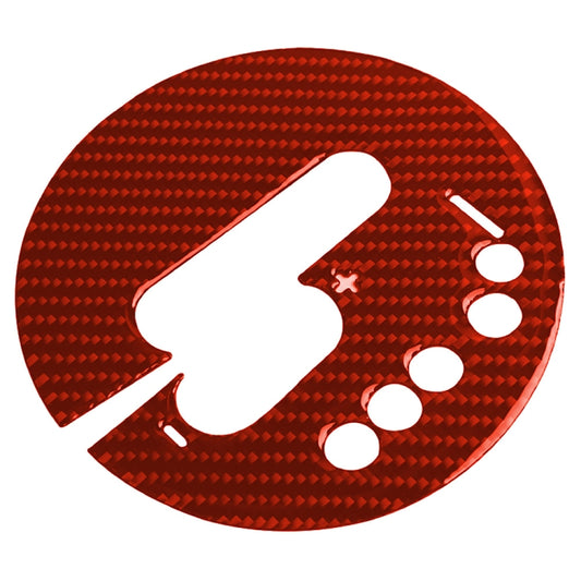 10 in 1 Car Carbon Fiber Central Control Gear Multimedia Decorative Sticker for Nissan 370Z / Z34 2009-, Right Drive (Red) - Car Interior Mouldings by buy2fix | Online Shopping UK | buy2fix