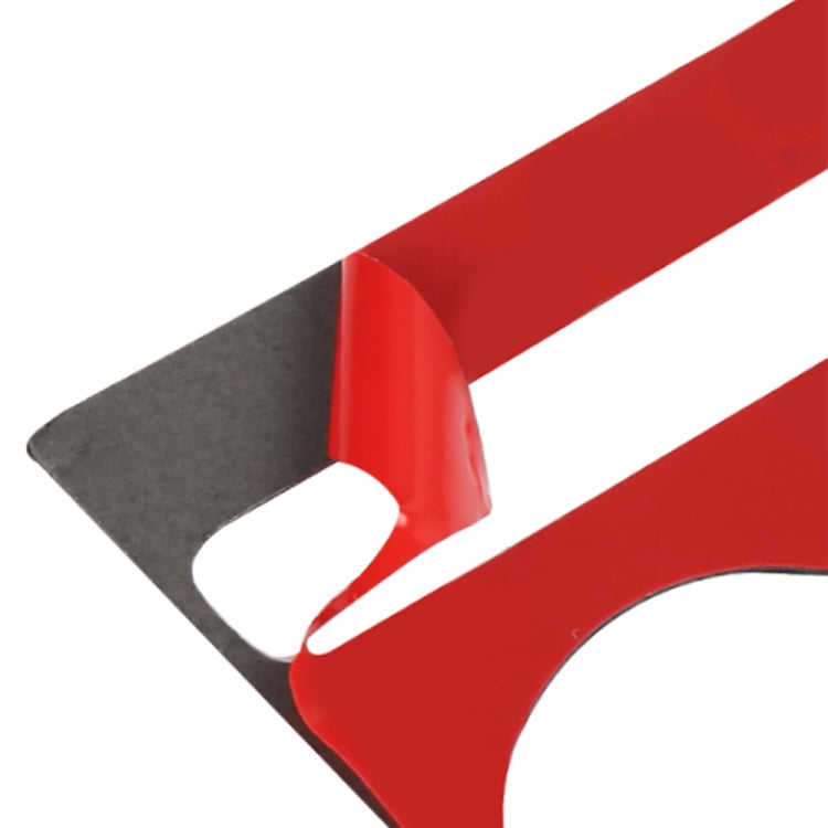 10 in 1 Car Carbon Fiber Central Control Gear Multimedia Decorative Sticker for Nissan 370Z / Z34 2009-, Right Drive (Red) - Car Interior Mouldings by buy2fix | Online Shopping UK | buy2fix