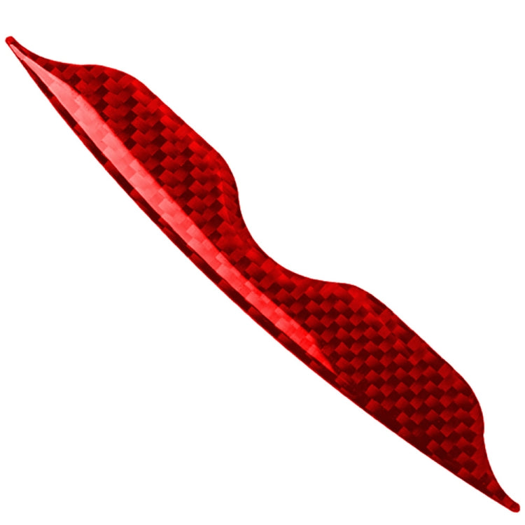 10 in 1 Car Carbon Fiber Central Control Gear Multimedia Decorative Sticker for Nissan 370Z / Z34 2009-, Left Drive (Red) - Car Interior Mouldings by buy2fix | Online Shopping UK | buy2fix