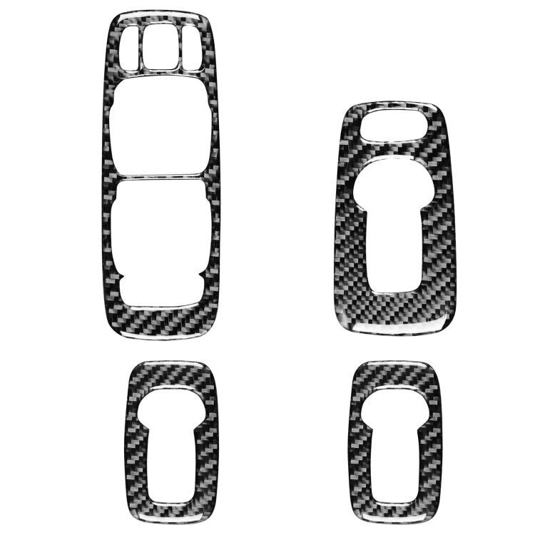 4 in 1 Car Carbon Fiber Door Set B Decorative Sticker for Volvo XC90 2003-2014, Left Drive - Car Interior Mouldings by buy2fix | Online Shopping UK | buy2fix