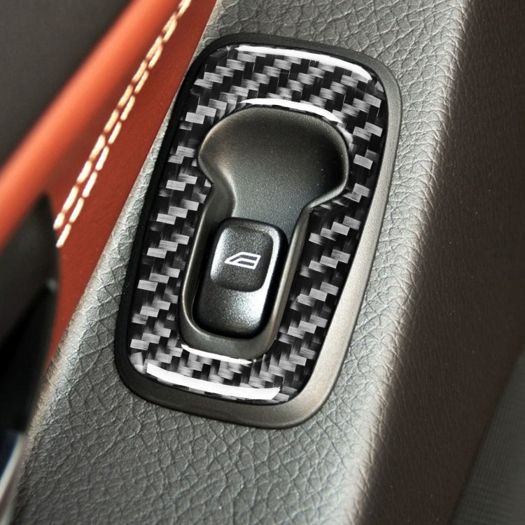 4 in 1 Car Carbon Fiber Door Set B Decorative Sticker for Volvo XC90 2003-2014, Left Drive - Car Interior Mouldings by buy2fix | Online Shopping UK | buy2fix