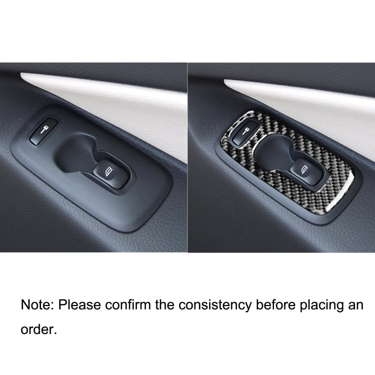 4 in 1 Car Carbon Fiber Door Set B Decorative Sticker for Volvo XC90 2003-2014, Left Drive - Car Interior Mouldings by buy2fix | Online Shopping UK | buy2fix