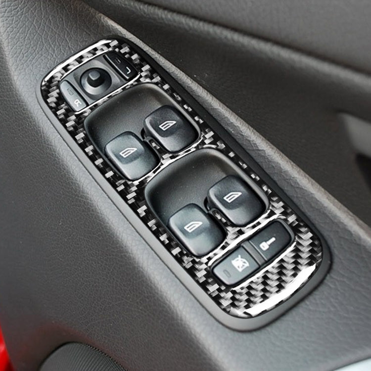 4 in 1 Car Carbon Fiber Door Set A Decorative Sticker for Volvo XC90 2003-2014, Right Drive - Car Interior Mouldings by buy2fix | Online Shopping UK | buy2fix