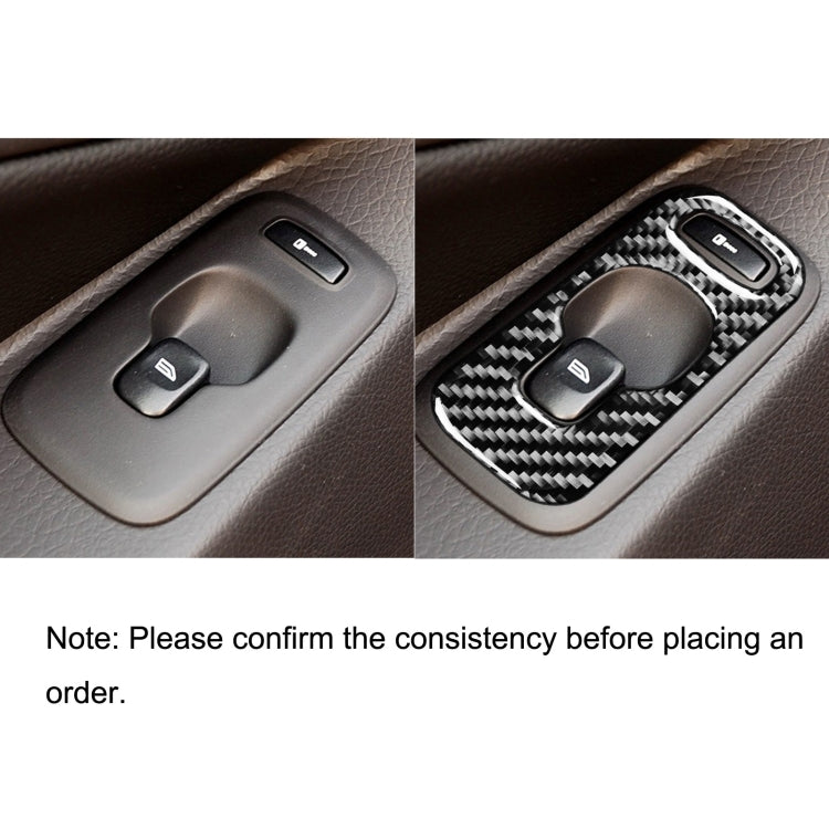4 in 1 Car Carbon Fiber Door Set A Decorative Sticker for Volvo XC90 2003-2014, Right Drive - Car Interior Mouldings by buy2fix | Online Shopping UK | buy2fix