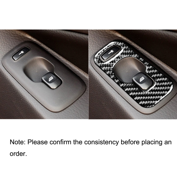 4 in 1 Car Carbon Fiber Door Set A Decorative Sticker for Volvo XC90 2003-2014, Left Drive - Car Interior Mouldings by buy2fix | Online Shopping UK | buy2fix