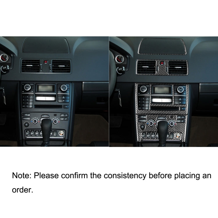 7 in 1 Car Carbon Fiber Gear Set B Decorative Sticker for Volvo XC90 2003-2014, Left Drive by buy2fix