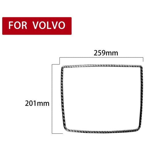Car Carbon Fiber Screen Base Decorative Sticker for Volvo XC90 2003-2014, Left and Right Drive Universal by buy2fix