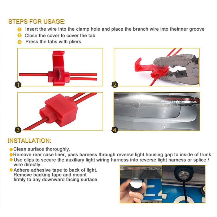 Car LED Super Bright Eagle Eye Reversing Light DC12V / 5W / 6000K / 650LM with Decoding - Eagle Eye Lamps by buy2fix | Online Shopping UK | buy2fix