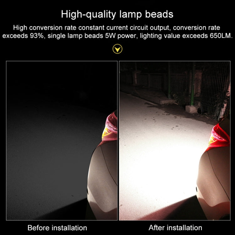 Car LED Super Bright Eagle Eye Reversing Light DC12V / 5W / 6000K / 650LM with Decoding - Eagle Eye Lamps by buy2fix | Online Shopping UK | buy2fix