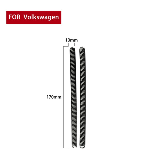 Car Carbon Fiber Door Decorative Sticker for Volkswagen Beetle 2012-2019, Left and Right Drive Universal by buy2fix