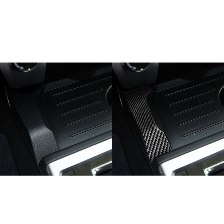 2 PCS / Set Carbon Fiber Car Central Control Gear Decorative Sticker for Toyota Tundra 2014-2018, Left Right Driving by buy2fix