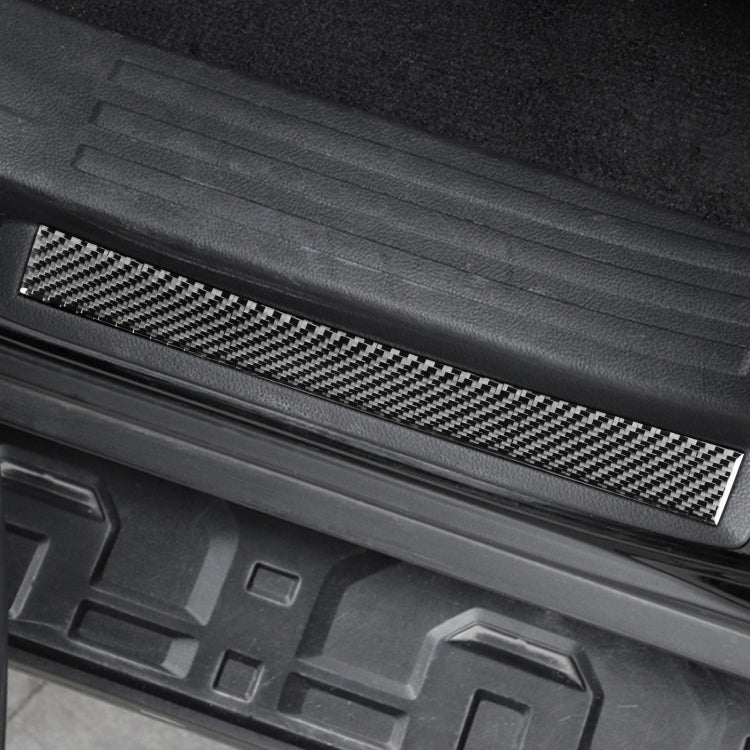 4 PCS / Set Carbon Fiber Car Outer Threshold Decorative Sticker for Toyota 4Runner 2010-2020 by buy2fix