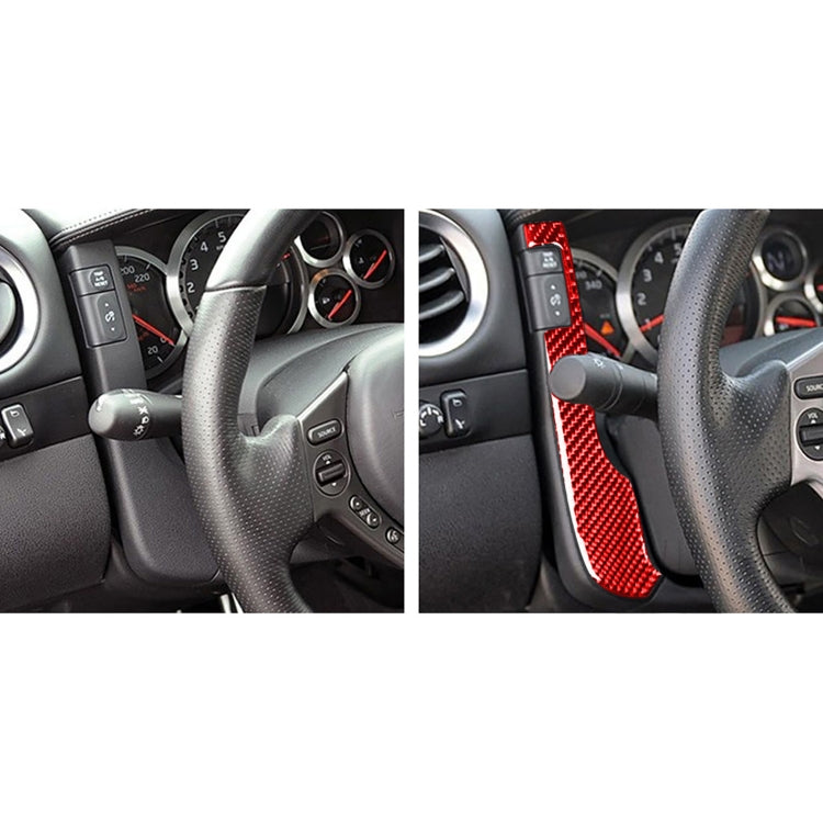 2 PCS / Set Carbon Fiber Car Speedometer Decorative Sticker for Nissan GTR R35 2008-2016, Left and Right Driving Universal(Red) by buy2fix