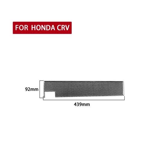 Carbon Fiber Car Co-pilot Glove Box Panel Decorative Sticker for Honda CRV 2007-2011,Left Drive by buy2fix