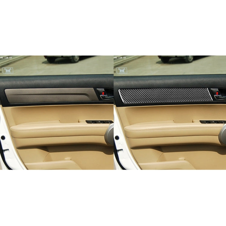 4 PCS / Set Carbon Fiber Car Interior Door Panel Trim Decorative Sticker for Honda CRV 2007-2011,Left and Right Drive Universal - Car Interior Mouldings by buy2fix | Online Shopping UK | buy2fix