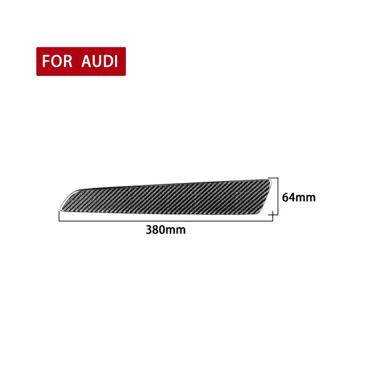 Carbon Fiber Car Co-pilot Trim Decorative Sticker for Audi Q3 2013-2018,Right Drive - Car Interior Mouldings by buy2fix | Online Shopping UK | buy2fix