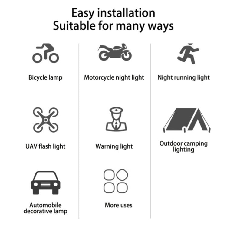 Motorcycle Super Waterproof Multi-Mode Strobe Light with Wireless Remote Control - Decorative Lights by buy2fix | Online Shopping UK | buy2fix