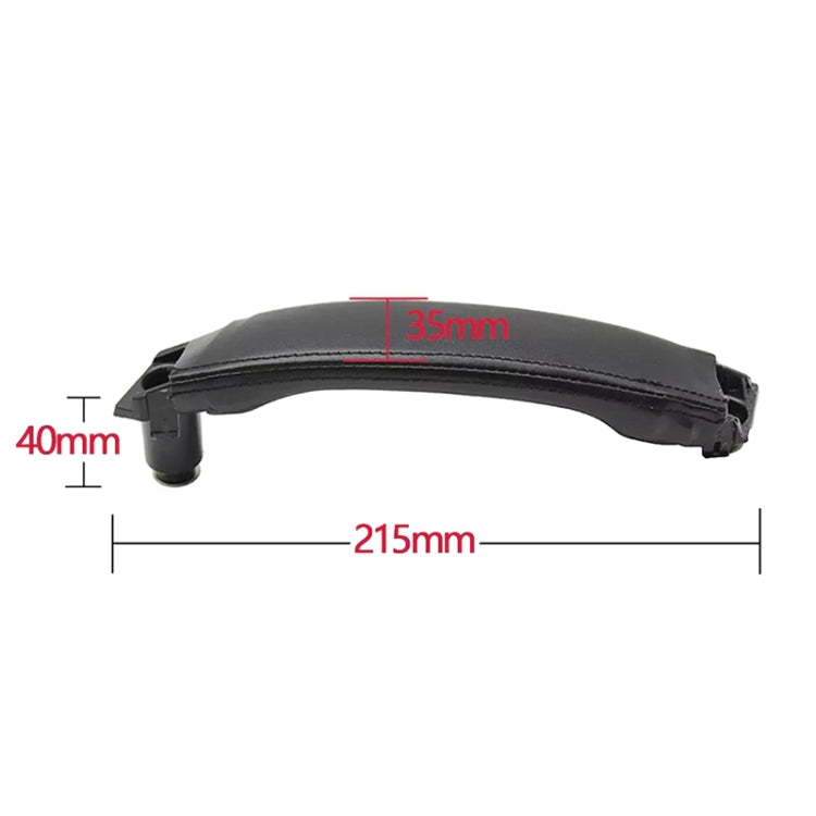 For Land Rover Discovery 2015-2019 Car Frosted Inside Door Left Handle LR076163, Left Driving - Door Handles by buy2fix | Online Shopping UK | buy2fix