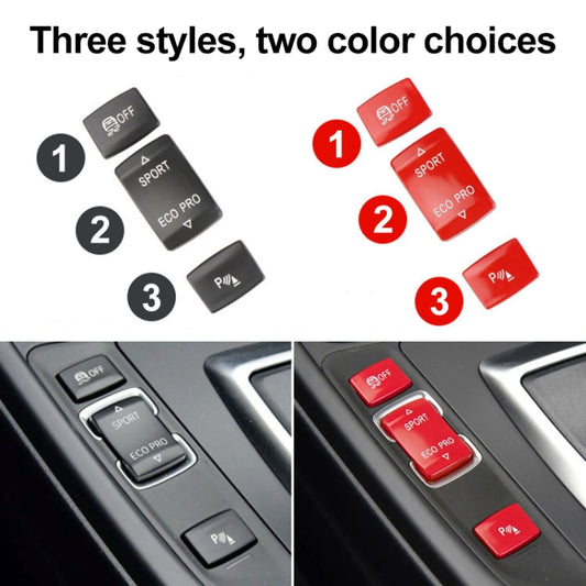 For BMW 3 Series Left Driving Car Central Control Multi-function Radar Button 6131 9252 912(Black) by buy2fix