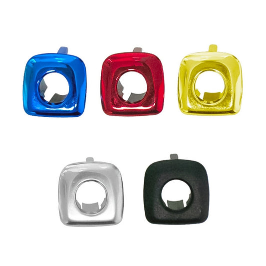 For BMW 5 Series 2011-2017 4 in 1 Car Interior Door Window Trim Panel Locking Knob Button Cover 5142 9171 769 (Red) by buy2fix