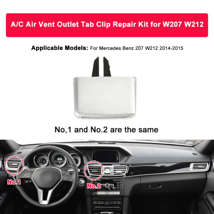 For Mercedes-Benz W212 2014-2015 Car Left Tail Plug Air Conditioning Exhaust Switch Paddle Air Conditioning Leaf Clip 212 830 0154 9116 - Air Conditioning System by buy2fix | Online Shopping UK | buy2fix