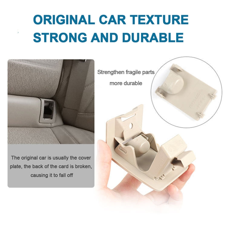 For Toyota Camry 2017- Car Rear Child ISOFIX Switch Seat Safety Cover Assembly 2059200513 (Black) - Seat Belts & Padding by buy2fix | Online Shopping UK | buy2fix