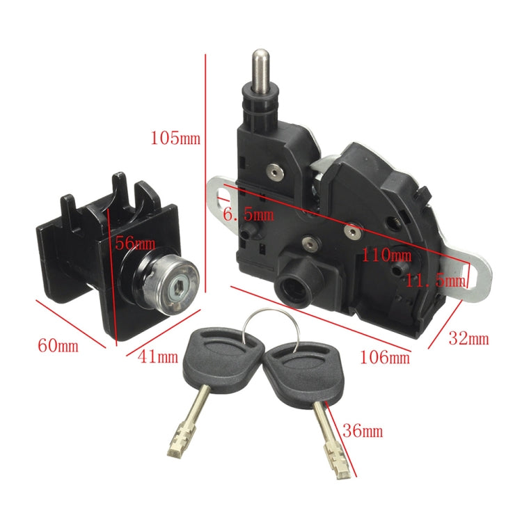 For Ford Transit MK6 2000-2006 Car Engine Bonnet Hood Lock Latch Catch Block Set 4124287 - Locks & Hasps by buy2fix | Online Shopping UK | buy2fix