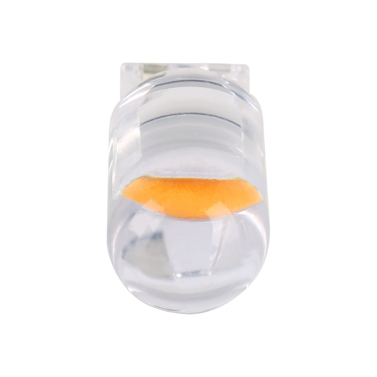 50pcs T10 DC24V / 0.36W / 0.03A Car Clearance Light COB Lamp Beads (Yellow Light) - Clearance Lights by buy2fix | Online Shopping UK | buy2fix
