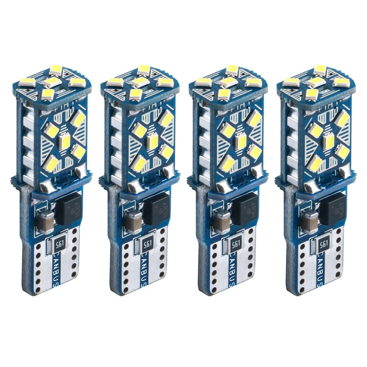 4pcs T10 DC12V / 2.52W / 0.21A / 900LM Car Clearance Light with Decoding - Clearance Lights by buy2fix | Online Shopping UK | buy2fix
