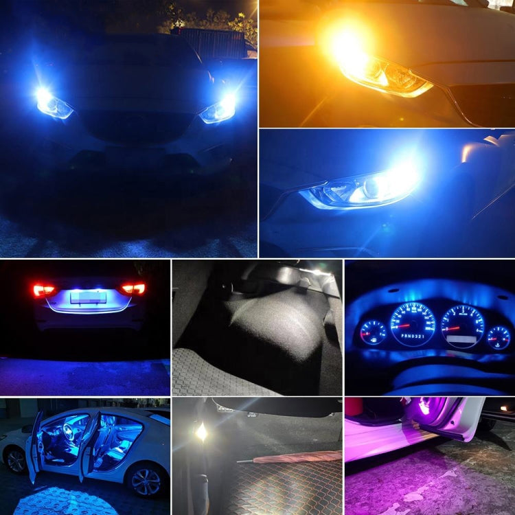 4pcs T10 DC12V / 0.84W / 0.07A / 150LM Car Clearance Light 5LEDs SMD-3030 Lamp Beads with lens (Ice Blue Light) - Clearance Lights by buy2fix | Online Shopping UK | buy2fix