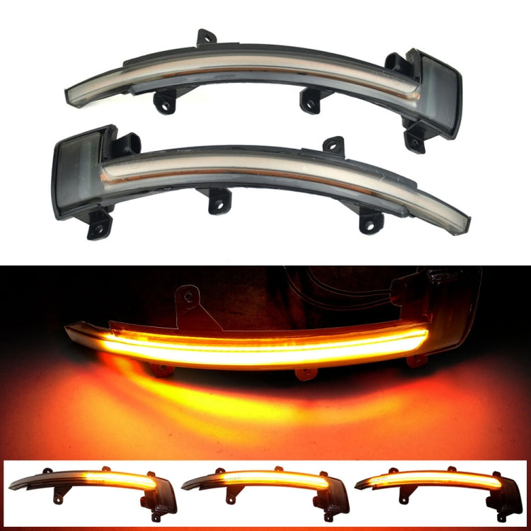 1 Pair For Audi TT MK2 2007-2014 Car Dynamic LED Turn Signal Light Rearview Mirror Flasher Water Blinker (Transparent Black) - In Car by buy2fix | Online Shopping UK | buy2fix