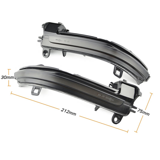 1 Pair For BMW 3 Series F20 Car Dynamic LED Turn Signal Light Rearview Mirror Flasher Water Blinker (Transparent Black) - Arrow Turn Lights by buy2fix | Online Shopping UK | buy2fix