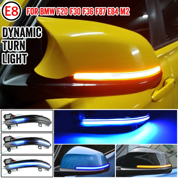 1 Pair For BMW 3 Series F20 Car Dynamic LED Turn Signal Light Rearview Mirror Flasher Water Blinker - Arrow Turn Lights by buy2fix | Online Shopping UK | buy2fix