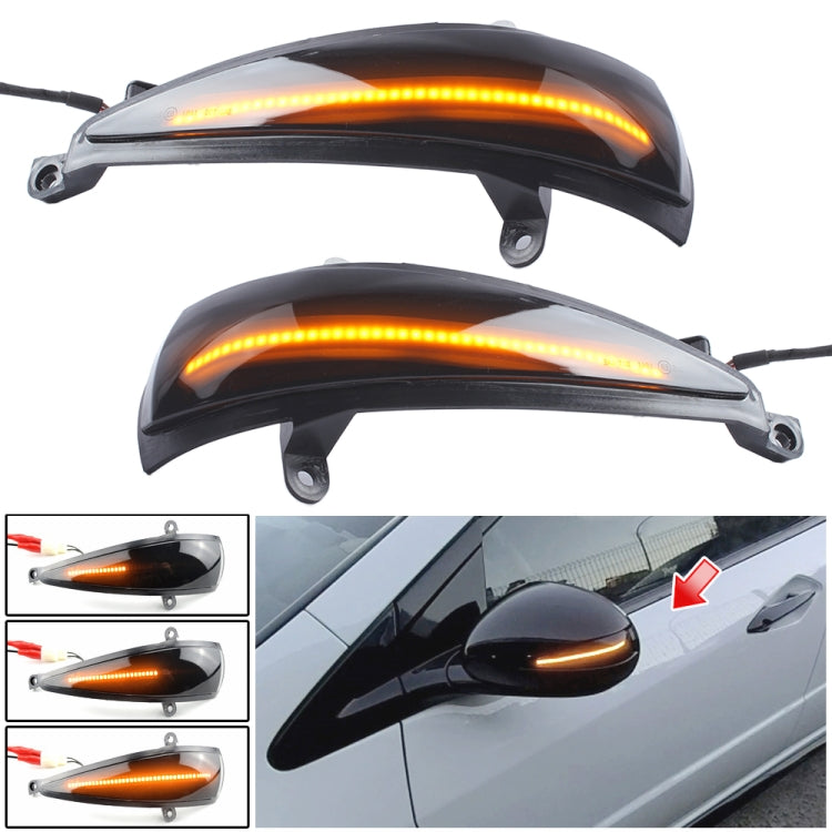 1 Pair For Honda Civic 2006-2011 Car Dynamic LED Turn Signal Light Rearview Mirror Flasher Water Blinker (Transparent Black) - Arrow Turn Lights by buy2fix | Online Shopping UK | buy2fix