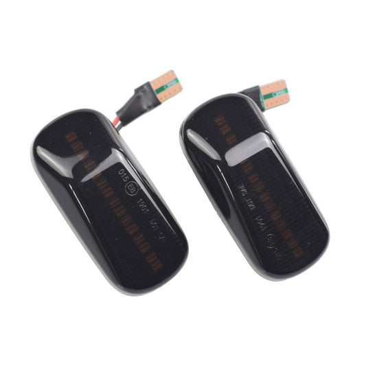 2pcs For Honda Civic 2001-2015 Car Dynamic LED Fender Side Light 34301-S5H-T02(Transparent Black) by buy2fix