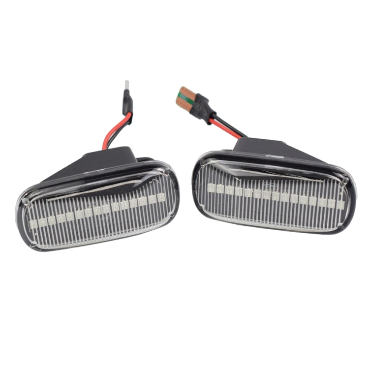 2pcs For Honda Civic 2001-2015 Car Dynamic LED Fender Side Light 34301-S5H-T02(Transparent) - Arrow Turn Lights by buy2fix | Online Shopping UK | buy2fix