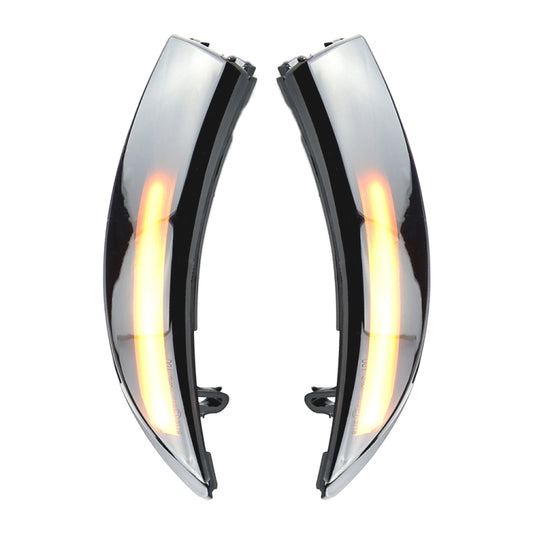 1 Pair For Ford Fiesta 2008-2017 Car Dynamic LED Turn Signal Light Rearview Mirror Flasher Water Blinker (Transparent Black) - Arrow Turn Lights by buy2fix | Online Shopping UK | buy2fix