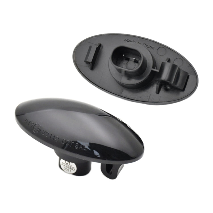 2pcs For Suzuki Grand Vitara JT 2005-2012 Car Dynamic LED Fender Side Light (Transparent Black) - Arrow Turn Lights by buy2fix | Online Shopping UK | buy2fix