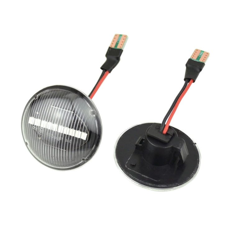 2pcs For Land Rover Range Rover L322 2002-2012 Car Dynamic LED Fender Side Light (Transparent) - Arrow Turn Lights by buy2fix | Online Shopping UK | buy2fix