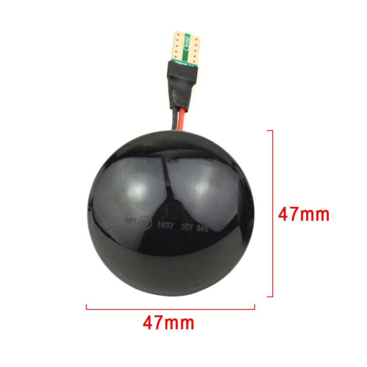 2pcs For Land Rover Range Rover L322 2002-2012 Car Dynamic LED Fender Side Light (Transparent Black) - Arrow Turn Lights by buy2fix | Online Shopping UK | buy2fix