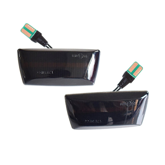 2pcs For Chevrolet Cruze 2009-2014 Car Dynamic LED Fender Side Light 1713423(Transparent Black) by buy2fix