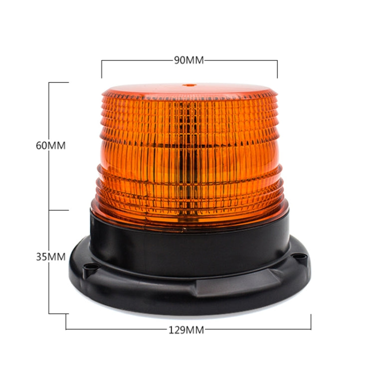 School Bus Engineering Vehicle Safety Warning Light Rear-end Collision Yellow Signal Lamp (Red Light) - Warning Lights by buy2fix | Online Shopping UK | buy2fix