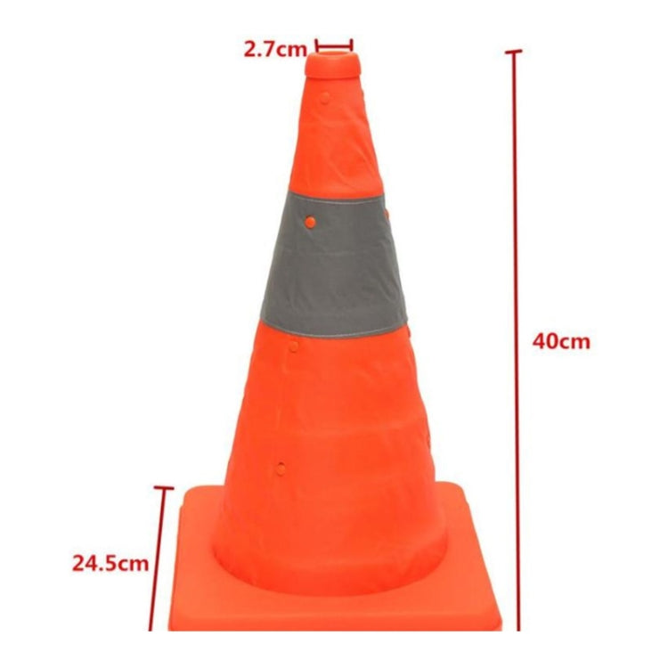 Car Telescopic Folding Road Cone Oxford Cloth Reflective Warning Sign - Reflective Material by buy2fix | Online Shopping UK | buy2fix
