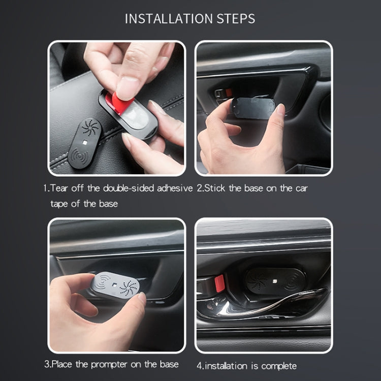 Car Door Opener Alarm Automatic Induction Voice LED Prompt Light - Car Modification by buy2fix | Online Shopping UK | buy2fix