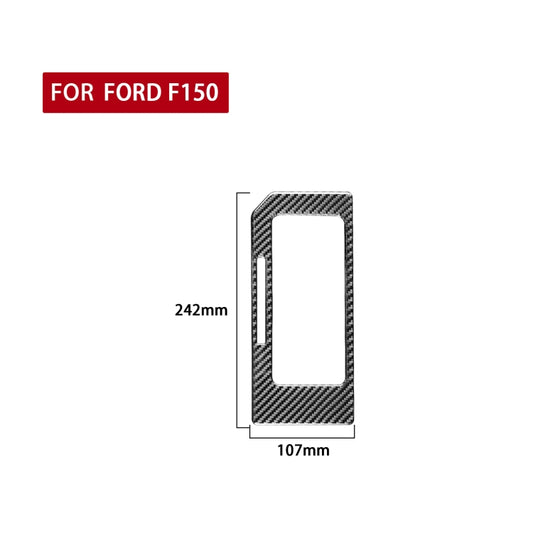 Car Carbon Fiber Gear Panel B Decorative Sticker for Ford F150 2017-2020, Left Drive by buy2fix