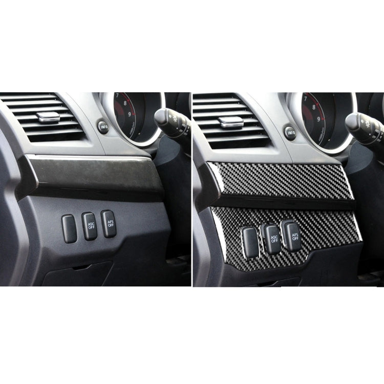 3 PCS Car Carbon Fiber Driver Light + Dashboard Decorative Sticker for Mitsubishi Lancer EVO 2008-2015, Left Drive by buy2fix