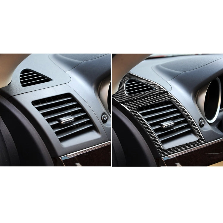 4 PCS Car Carbon Fiber Left and Right Air Outlet Decorative Sticker for Mitsubishi Lancer EVO 2008-2015, Left and Right Drive Universal - Car Interior Mouldings by buy2fix | Online Shopping UK | buy2fix