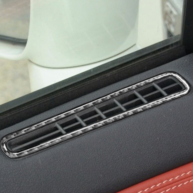 4 PCS Car Carbon Fiber Door Horn + Window Air Outlet Decorative Sticker for Nissan GTR R35 2008-2020, Left and Right Drive Universal - Car Interior Mouldings by buy2fix | Online Shopping UK | buy2fix