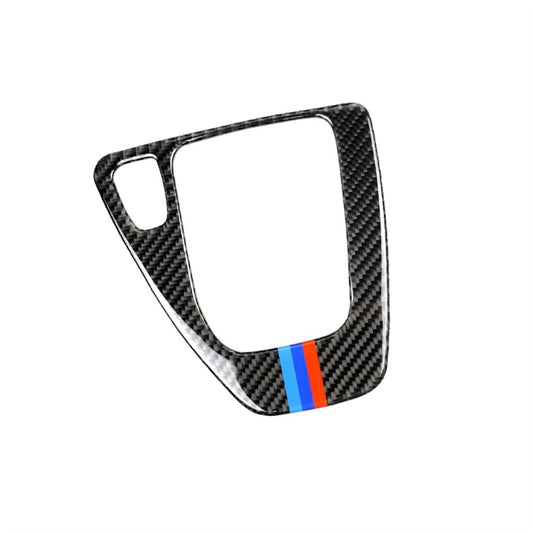Three Color Carbon Fiber Car Left Driving Gear Panel Decorative Sticker for BMW E90 / E92 2005-2012, Sutible for Left Driving by buy2fix