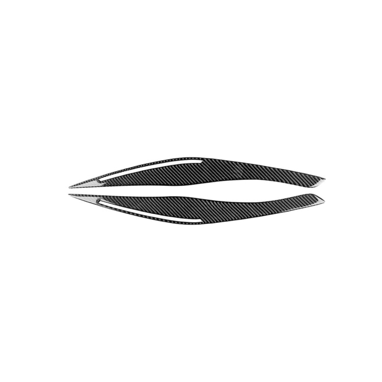 1 Pair Carbon Fiber Car Lamp Eyebrow Decorative Sticker for BMW E90 / 318i / 320i / 325i 2009-2012 - by buy2fix | Online Shopping UK | buy2fix